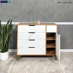 دراور 4 کشو قطره نما درب کمد باز از گامی نو