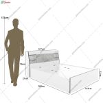 حراج تخت خواب دو نفره، تخت خواب یسنا