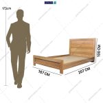 آدمک تخت خواب بهاره دو نفره گامی نو