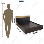 تخت خواب نهال دو نفره گامی نو