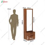 میز آرایش قدی شقایق