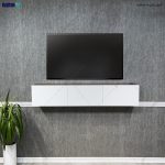 میز تلویزیون دیواری، مدل میز تلویزیون دیواری ساده و شیک، میز تلویزیون دیواری گلسا