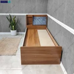 نمای روبرو تخت خواب یک نفره زوشا از لشئه دخ