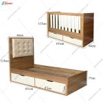 تخت خواب کودک، تخت خواب نوزاد نوجوان کارن