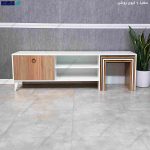 میز تلویزیون تینا + میز عسلی، میز تلویزیون مدرن