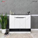 میز کنسول سفید، جاکفشی کنسولی حنا 120