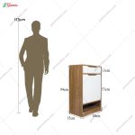 جا کفشی جدید و شیک، جاکفشی کنسولی حنا 60