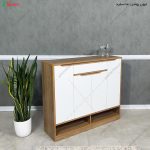 میز کنسول سفید، جاکفشی کنسولی حنا 120