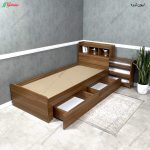 تخت خواب، تخت ، تخت خواب دو نفره، تخت خواب ساده و شیک، تخت خواب دو نفره عروس و داماد تخت خواب ام دی اف، تخت خواب صدرا