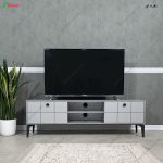 مدل میز تلویزیون دیواری ساده و شیک، میز تلویزیون قطره