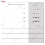 میز تحریر شکوفه