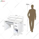 میز تحریر نوید شلف دار