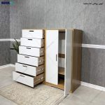 مدل کمد لباس چوبی جدید، عکس کمد لباس، کمد لباس دخترانه، دراور، دراور چوبی، ساخته شده در مجموعه گامی نو