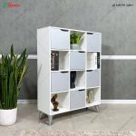 کتابخانه سیلور ساخته شده در گامی نو با ام دی اف درجه یک