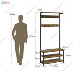 جا کفشی فلزی، جاکفشی ماهک