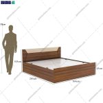 آدمک تخت خواب فروردین دو نفره | گامی نو