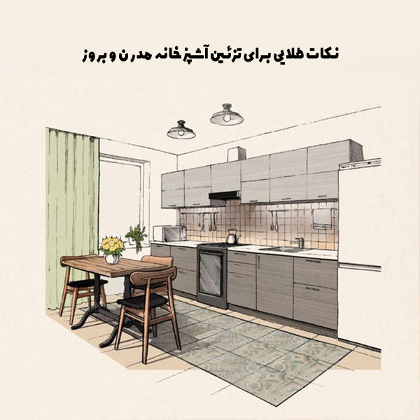 نکات طلایی برای طراحی آشپزخانه مدرن ‌و به روز