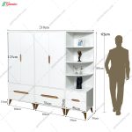 مدل کمد دیواری شیک و جادار، کمد لباس جزیره