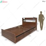 تخت خواب ساده و شیک، تخت خواب خرداد