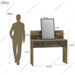 میز آرایش داراب