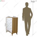 دراور 5 کشو نیلماه