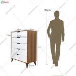 دراور پنج کشو آلوا عرض 90