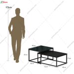 میز جلو مبلی آنیسا