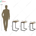 میز عسلی 3 تکه سوفیا