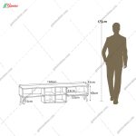 میز تلویزیون MT105