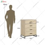 دراور 4 کشو دنا