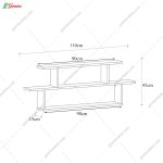 شلف دیواری ترنم