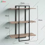 شلف دیواری پرستو ساخت گامی نو تمام ام دی اف