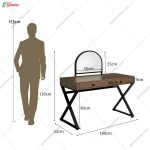 آدمک میز آرایش آتیسا