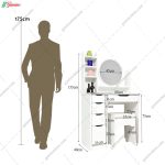 میز آرایش نویان + نشیمن