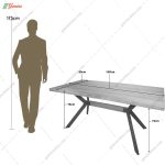 میز غذا خوری تندیس