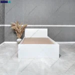 نمای روبرو از تخت خواب یک و نیم نفره غزاله از گامی نو