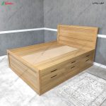 تخت خواب دو نفره ارزان با قیمت، تخت خواب درسا