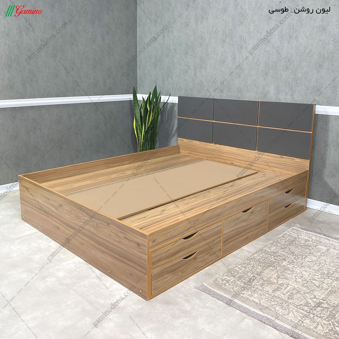 تخت خواب لارا تخت خواب دو نفره اسپرت، تخت خواب لارا