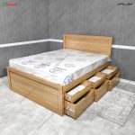تخت خواب دو نفره ارزان با قیمت، تخت خواب درسا