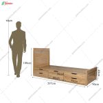 قیمت تخت خواب یک نفره ، تخت خواب رستا