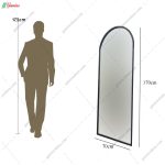 آینه دکوراتیو قدی ستاره 170