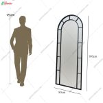 آینه دکوراتیو قدی کیمیا 180