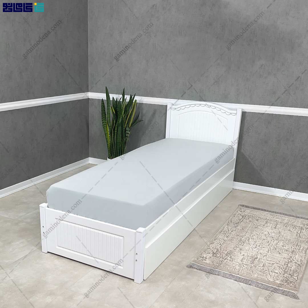 تخت خواب کشودار صبا یک نفره | گامی نو تخت خواب کشودار صبا یک نفره | گامی نو