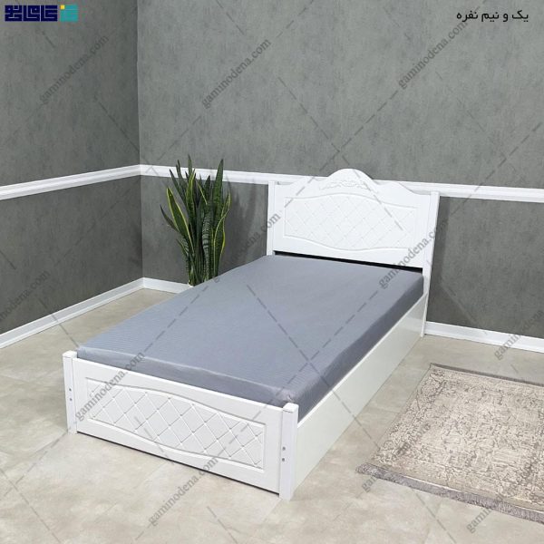 تخت خواب ساده آیلار 120 گامی نو