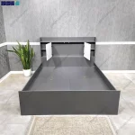 تخت یک و نیم نفره بالسا با کمد های باز شده