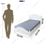 تخت خواب د120 پارلا گامی نو