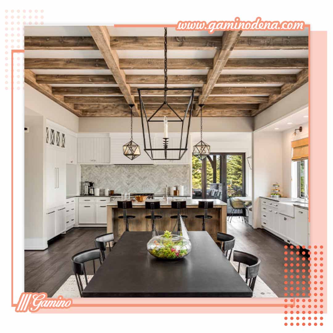 10 ایده کدرن سقف آشپزخانه + عکس و ایده