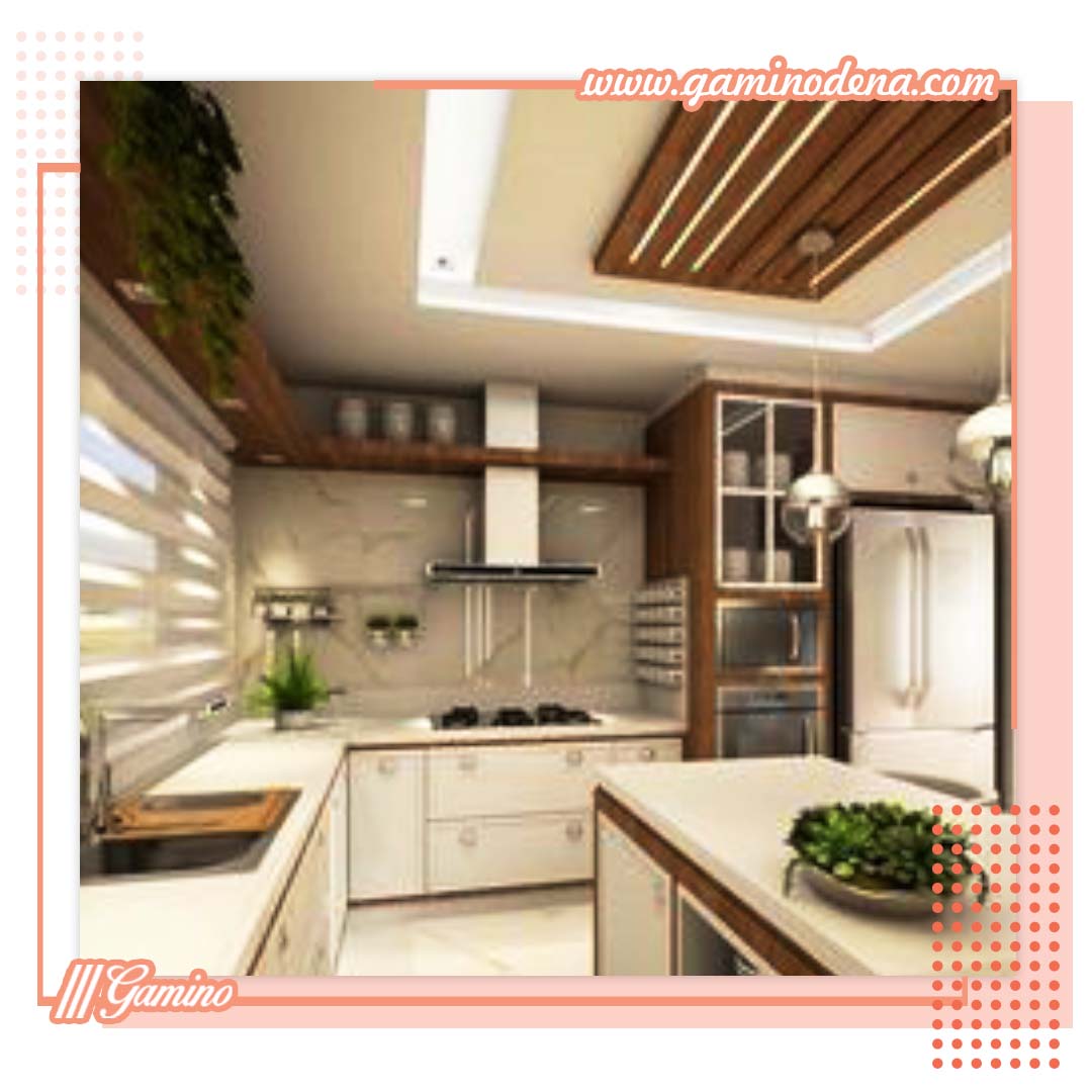 10 ایده کدرن سقف آشپزخانه + عکس و ایده