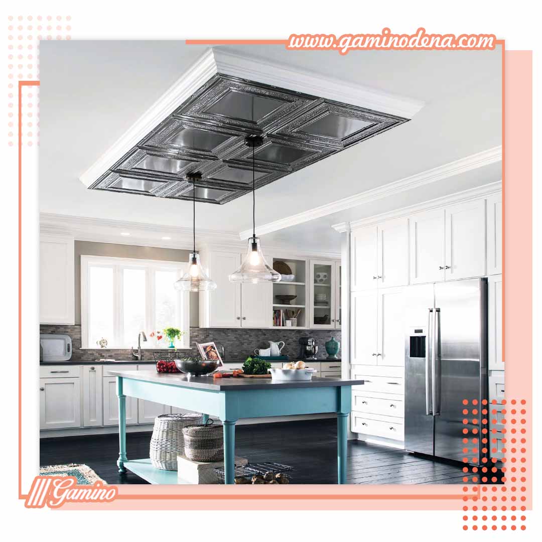 10 ایده کدرن سقف آشپزخانه + عکس و ایده