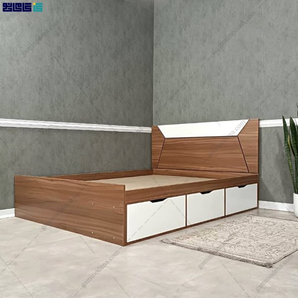 تخت خواب دو نقره کرانه گامی نو